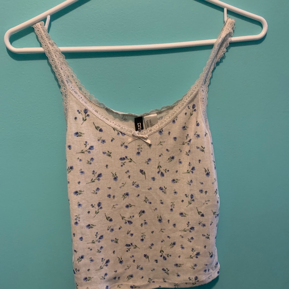 floral shirt coquette